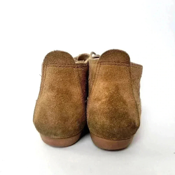 Minnetonka Brown Suede Ankle Moccassin Booties - 7.5 - Picture 7 of 9